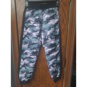 NWT QLZ Pink Camo Youth Size 8‎ Snow Ski Snowboard Pants Black Pink Mint Green
